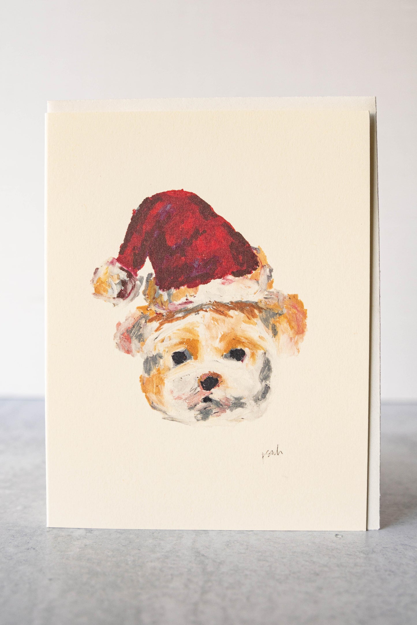 maltese christmas card - Starfruit Prints