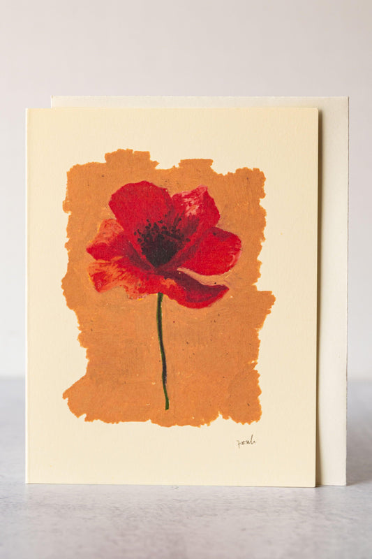 poppy card - Starfruit Prints