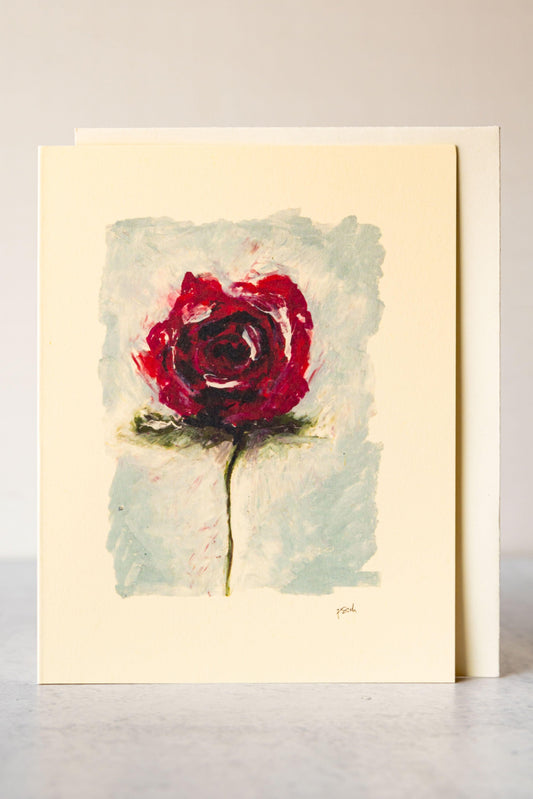 rose card - Starfruit Prints