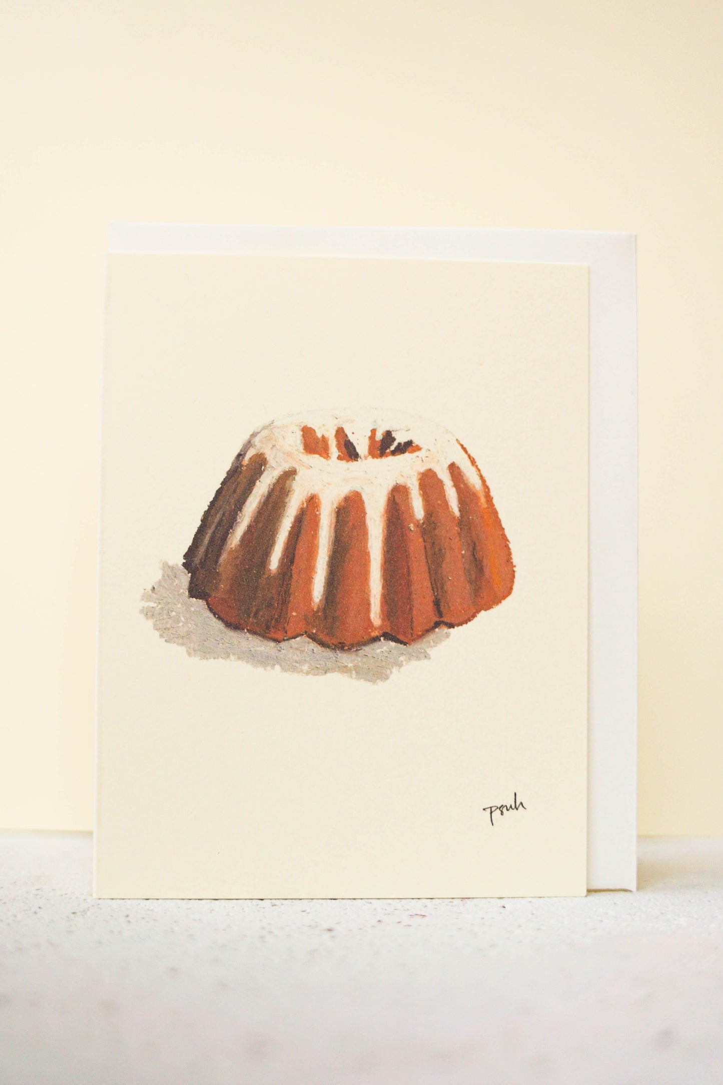 bundt cake card - Starfruit Prints