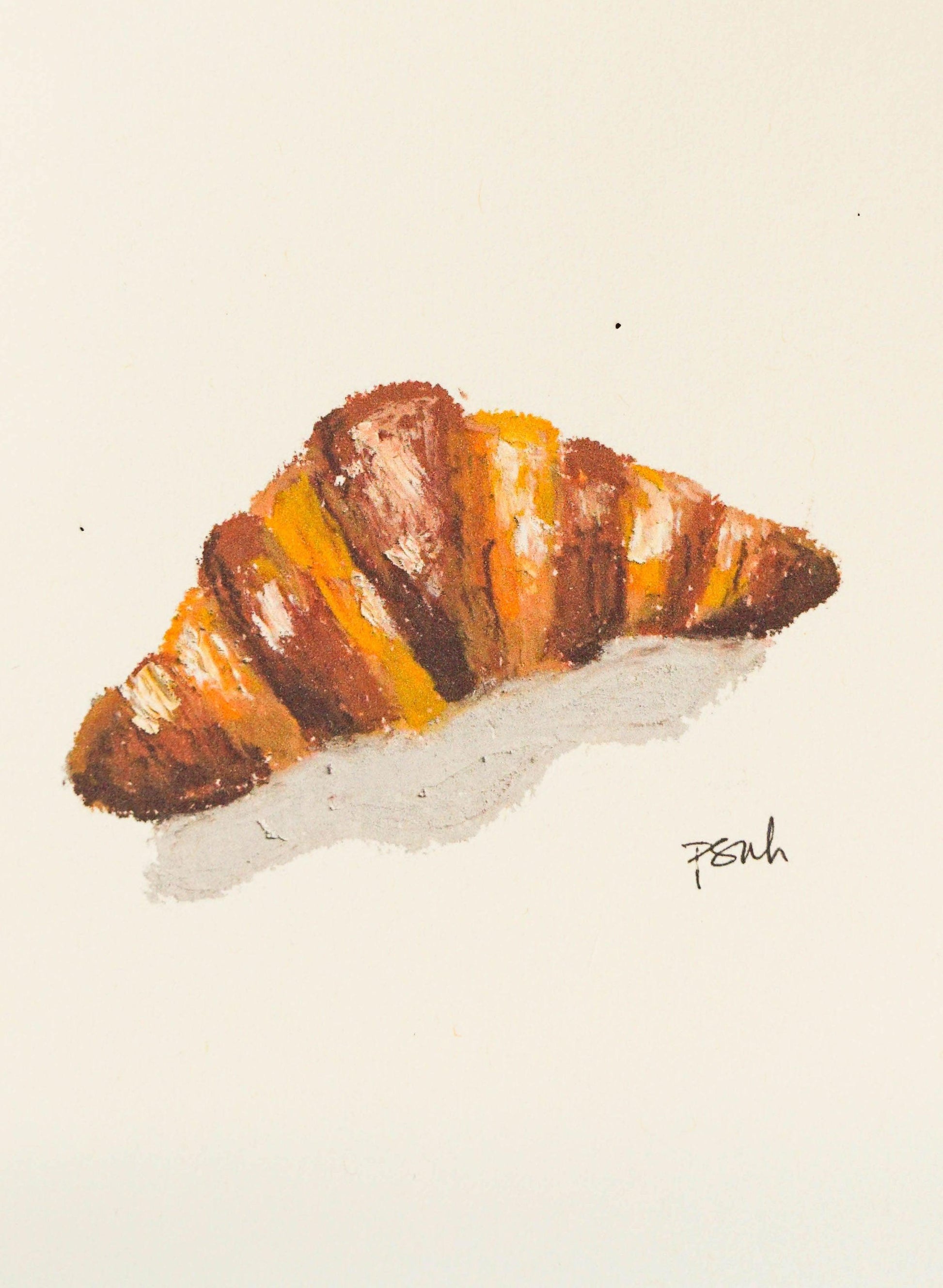 Croissant Print - 11x8.5 inch - Starfruit Prints