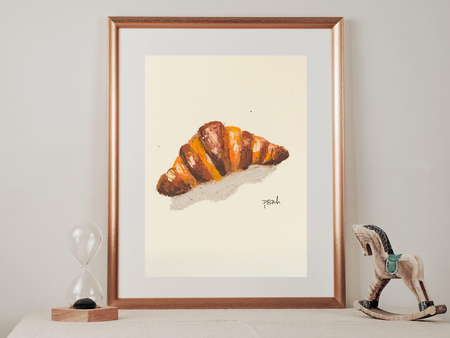 Croissant Print - 11x8.5 inch - Starfruit Prints