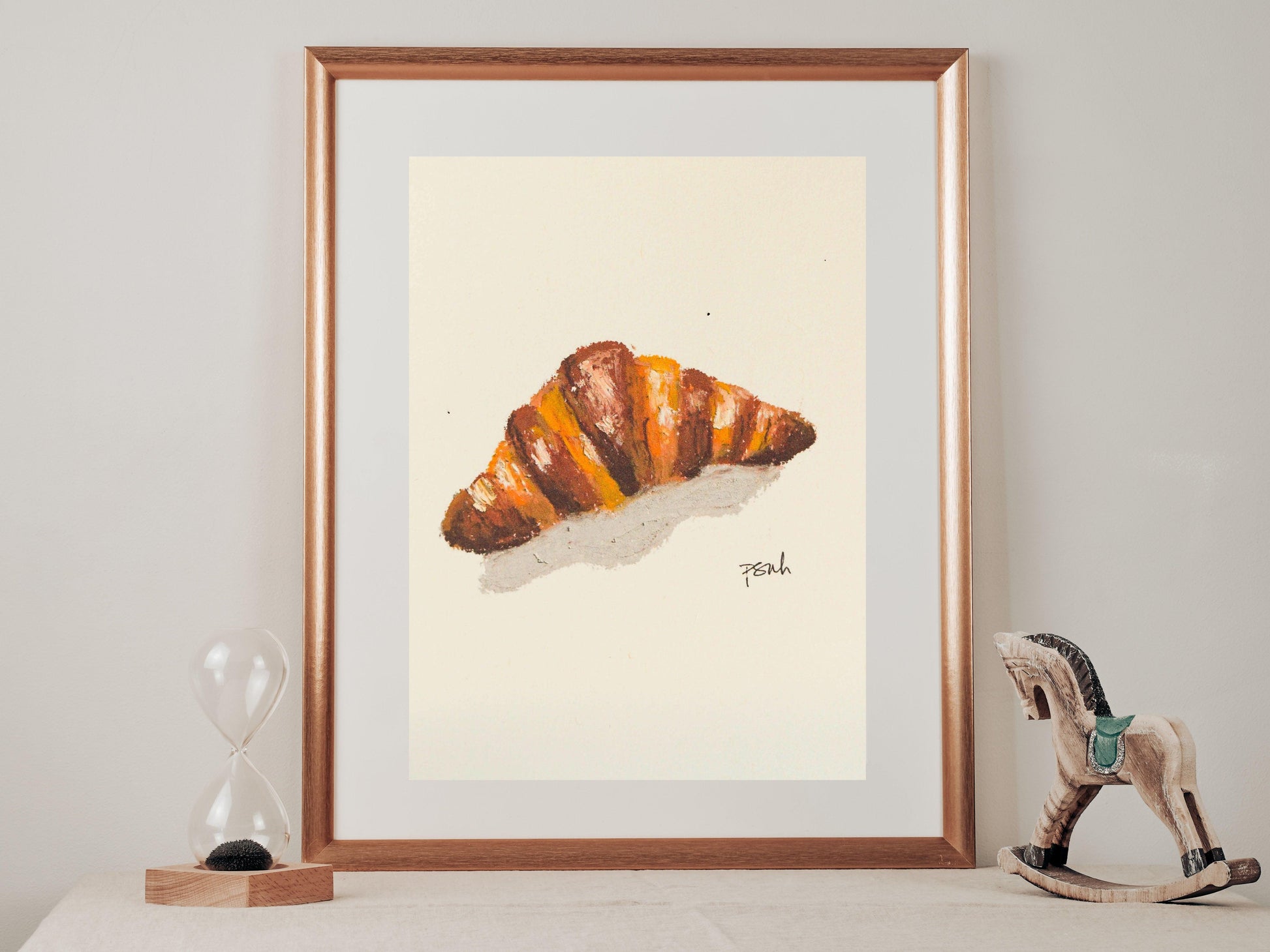 Croissant Print - 11x8.5 inch - Starfruit Prints