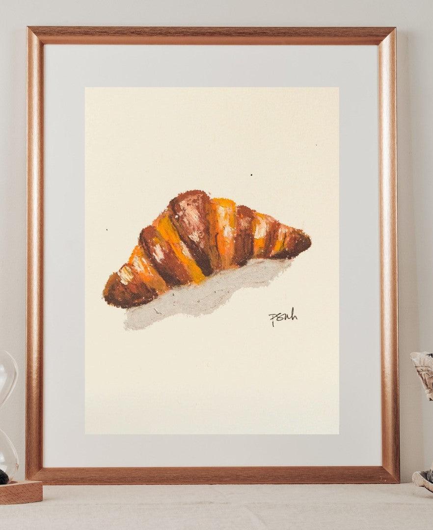 Croissant Print - 11x8.5 inch - Starfruit Prints