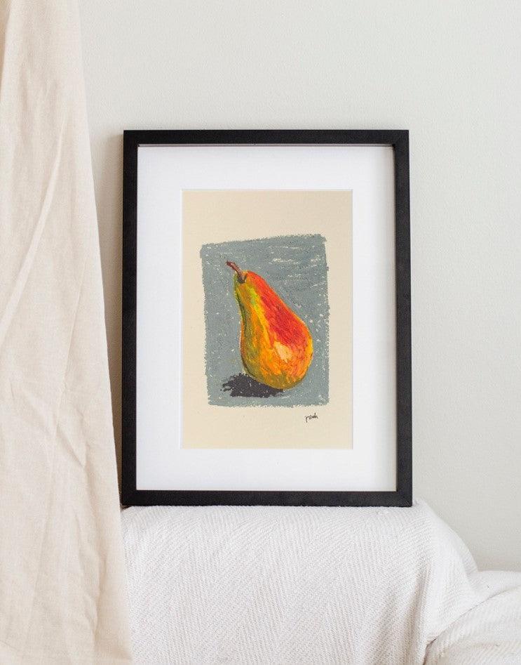Pear Print - 11x8.5 inch - Starfruit Prints