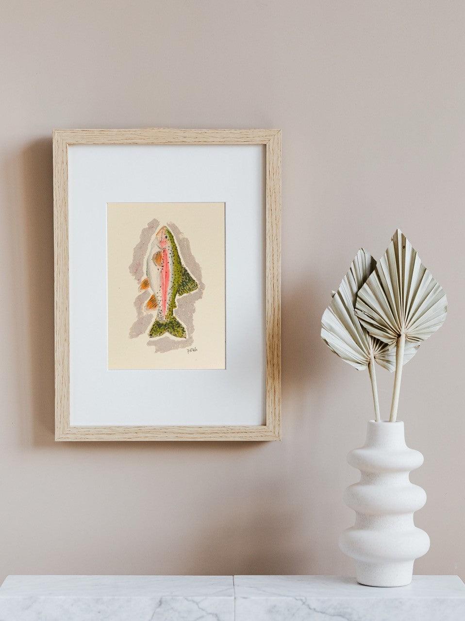 Trout Print - 11x8.5 inch - Starfruit Prints