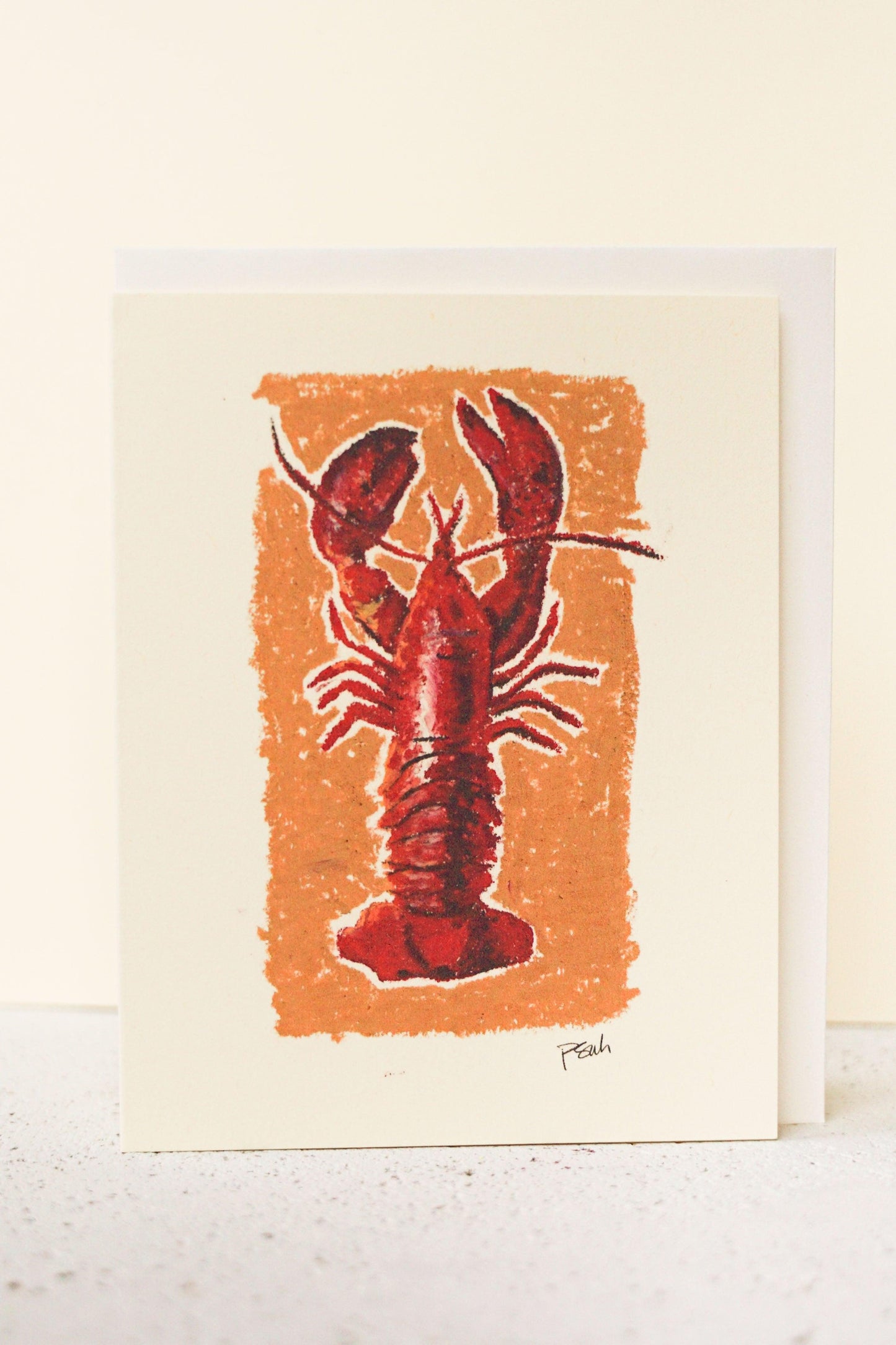 lobster card - Starfruit Prints