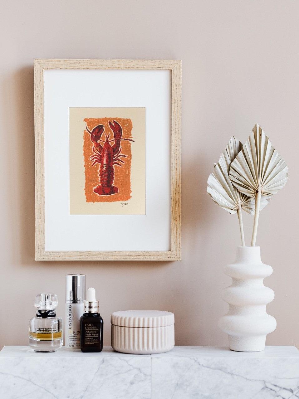 Lobster Print - 11x8.5 inch - Starfruit Prints
